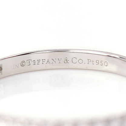 Tiffany Platinum Diamond .22ctw Half Circle Soleste Band Ring 49 5 4 of 4
