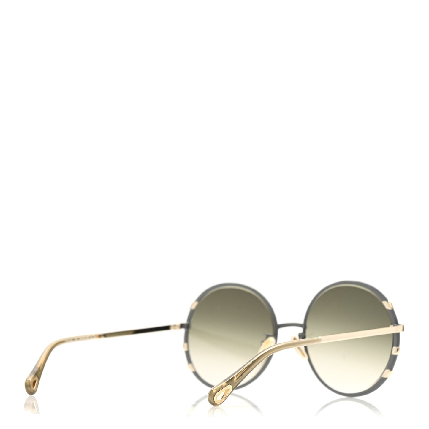Metal Round Sunglasses CH0114S Blue Gold