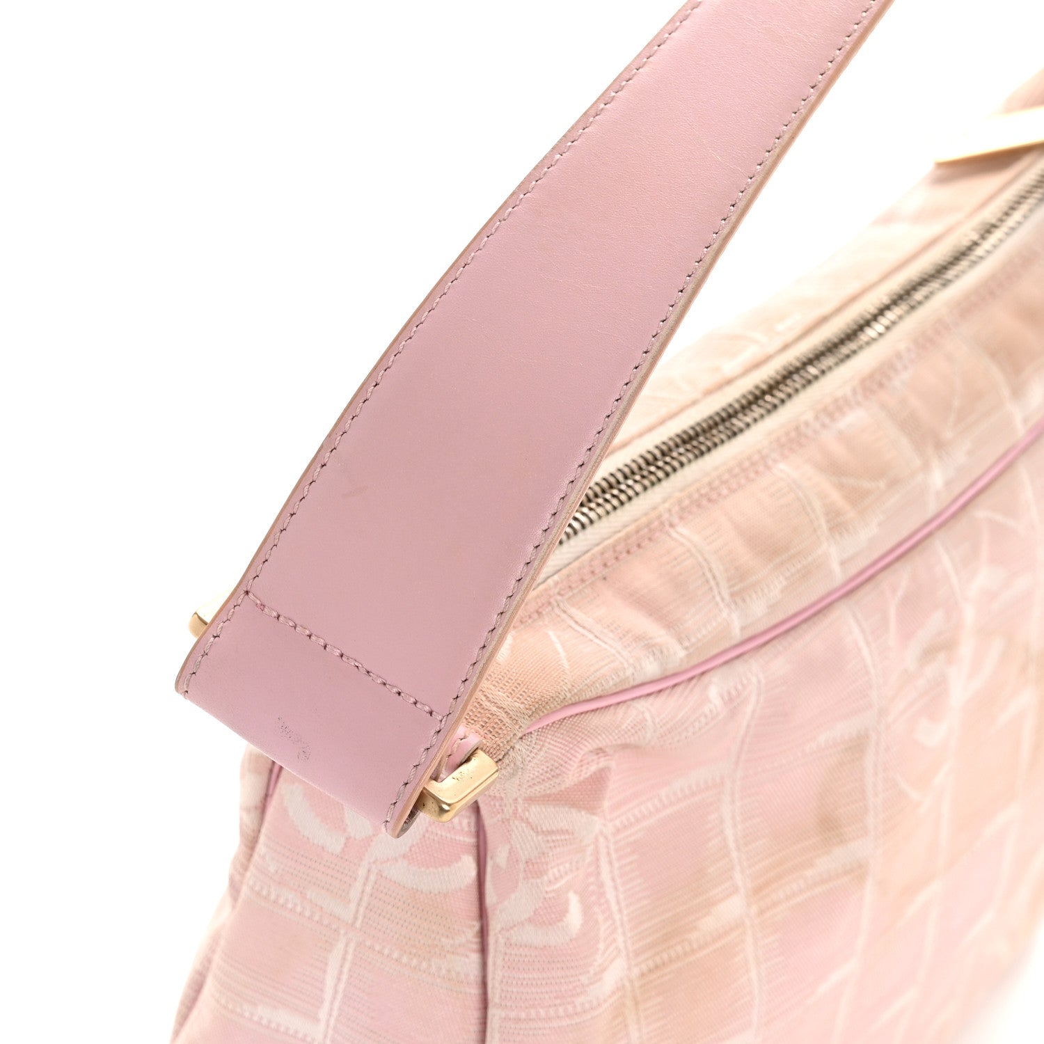 Chanel Nylon Travel Ligne Hobo Pink 12 of 14