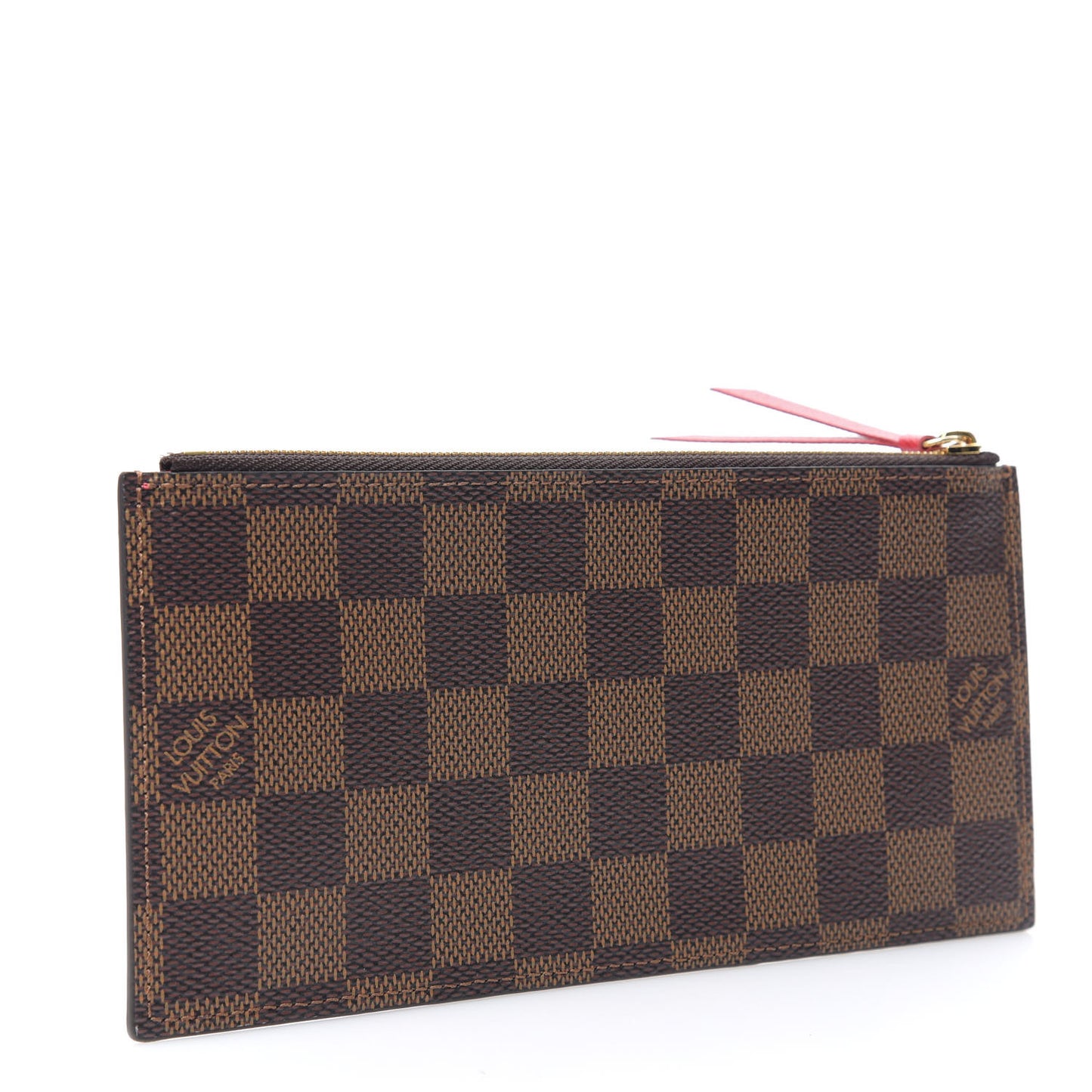 Damier Ebene Felicie Chain Wallet Zippered Insert