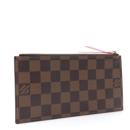 Louis Vuitton Damier Ebene Felicie Chain Wallet Zippered Insert 2 of 5