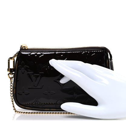 Louis Vuitton Vernis Monogram Mini Pochette Accessories Amarante 2 of 6