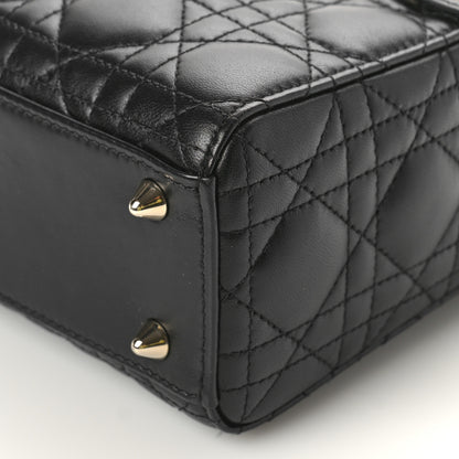 Christian Dior Lambskin Cannage Small My ABCDior Lady Dior Black 8 of 8