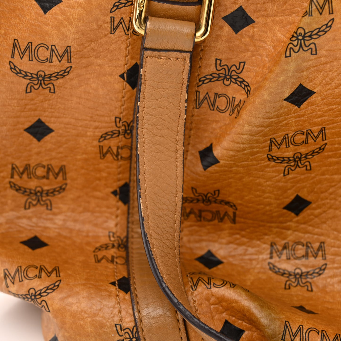 Visetos Medium Essentials Shopper Tote Cognac