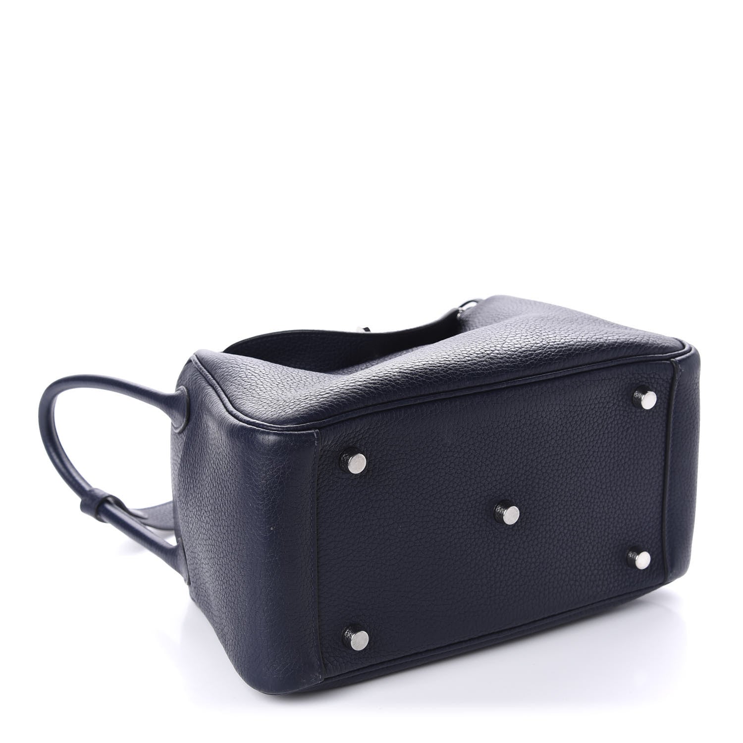 Hermes Taurillon Clemence Lindy 26 Bleu Nuit 4 of 11