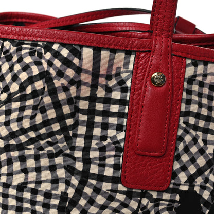 MCM Visetos Large Liz Reversible Shopper Tote Ruby Red 15 of 15