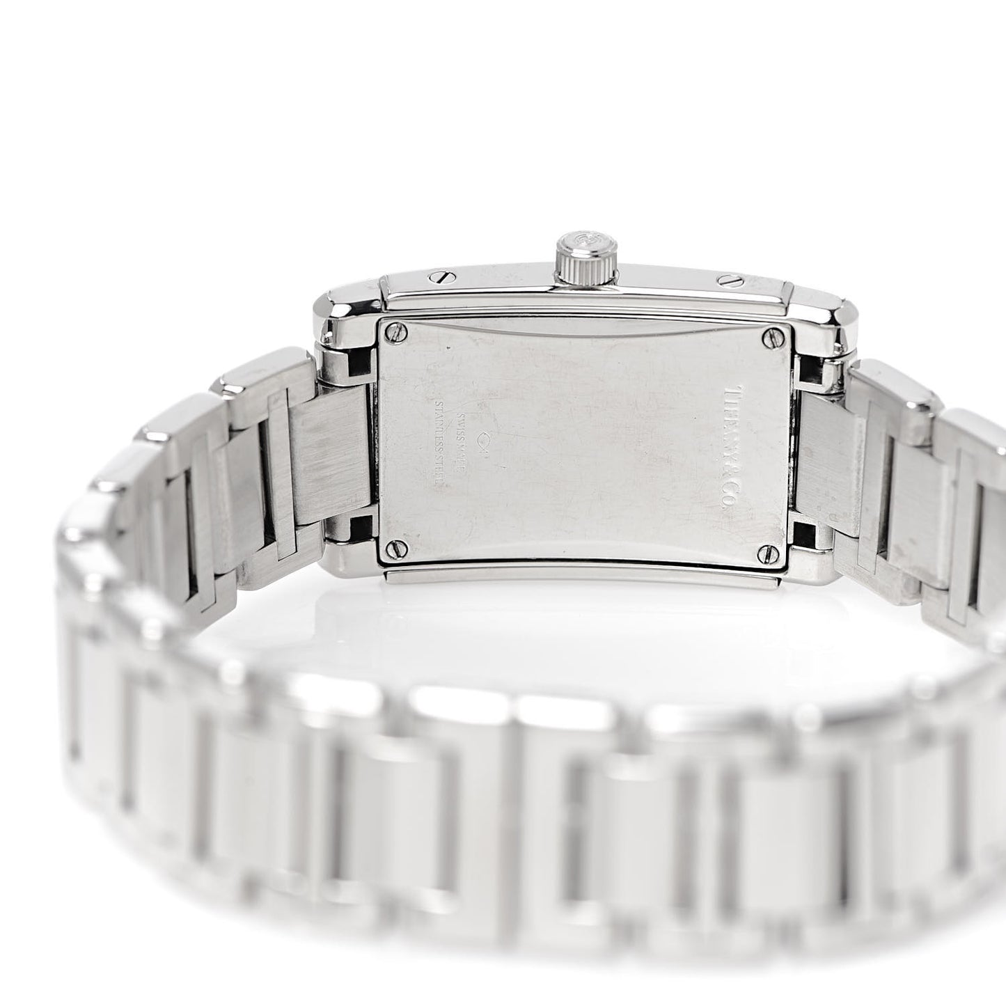 Stainless Steel Diamond Bezel 22mm Grand Resonator Quartz Watch Blue
