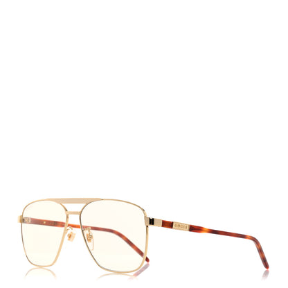 Gucci Aviator Sunglasses GG1164S Gold 1 of 7