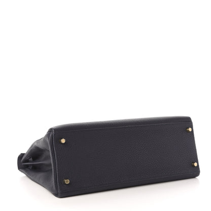 Hermes Togo Kelly Retourne 35 Bleu Nuit 4 of 12