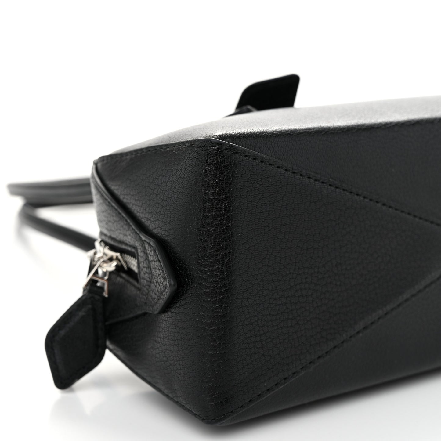 Goatskin Medium Le Teckel Bag Black