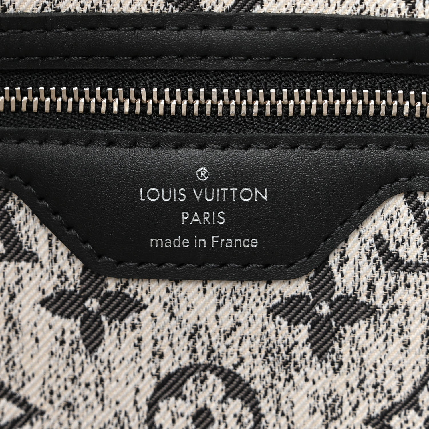 Louis Vuitton Denim Monogram Jacquard Neverfull MM Grey 8 of 11