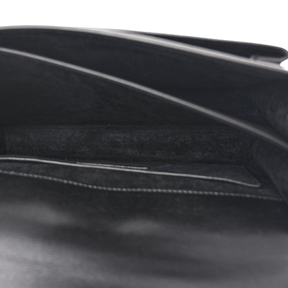 Saint Laurent Calfskin Large Monogram Monochrome Sunset Black 7 of 13