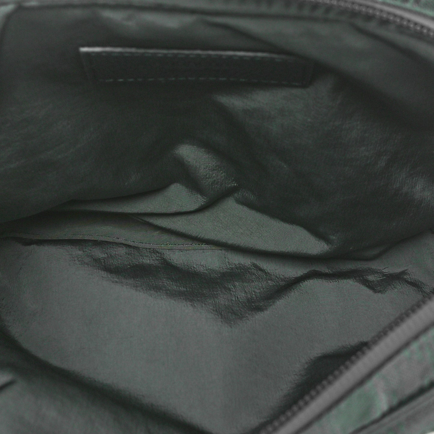 Nylon Jacquard Check Belt Bag Vine