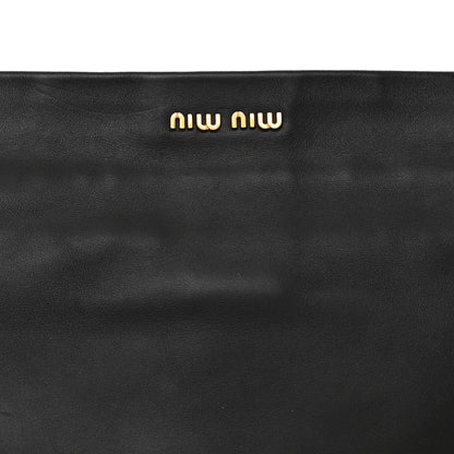 Miu Miu Soft Calf Cloud Hobo Black 7 of 14