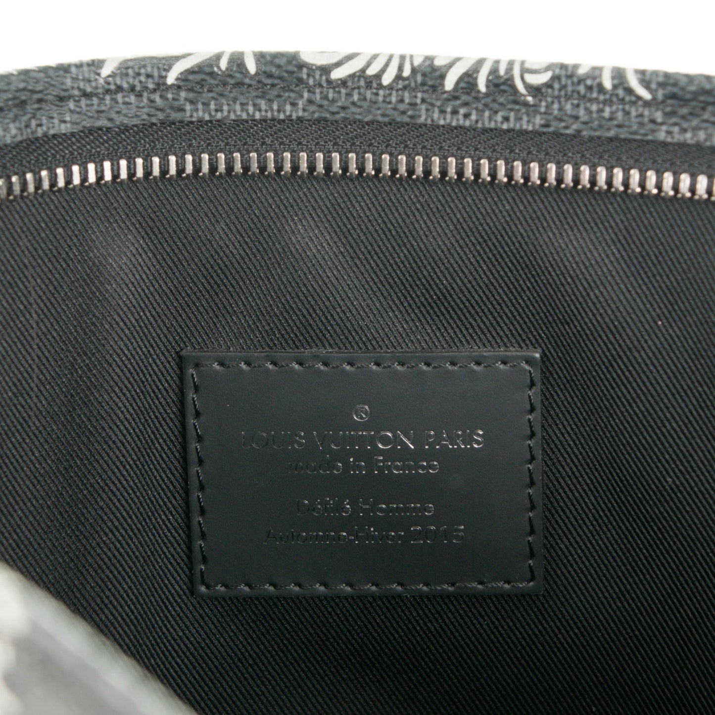 Damier Graphite Rope Pochette Voyage White