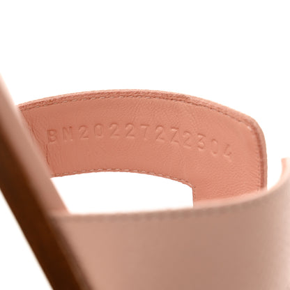 Hermes Epsom Oran Sandals 38 Rose Pale 8 of 9