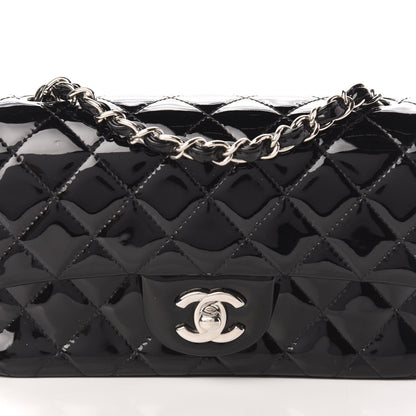Chanel Patent Calfskin Quilted Mini Rectangular Flap Black 13 of 13