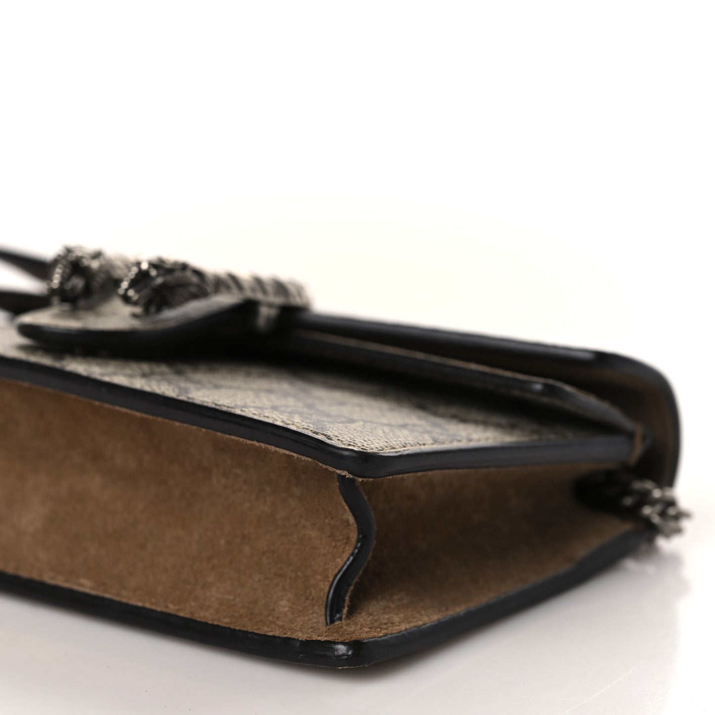 GG Supreme Monogram Super Mini Dionysus Shoulder Bag Taupe