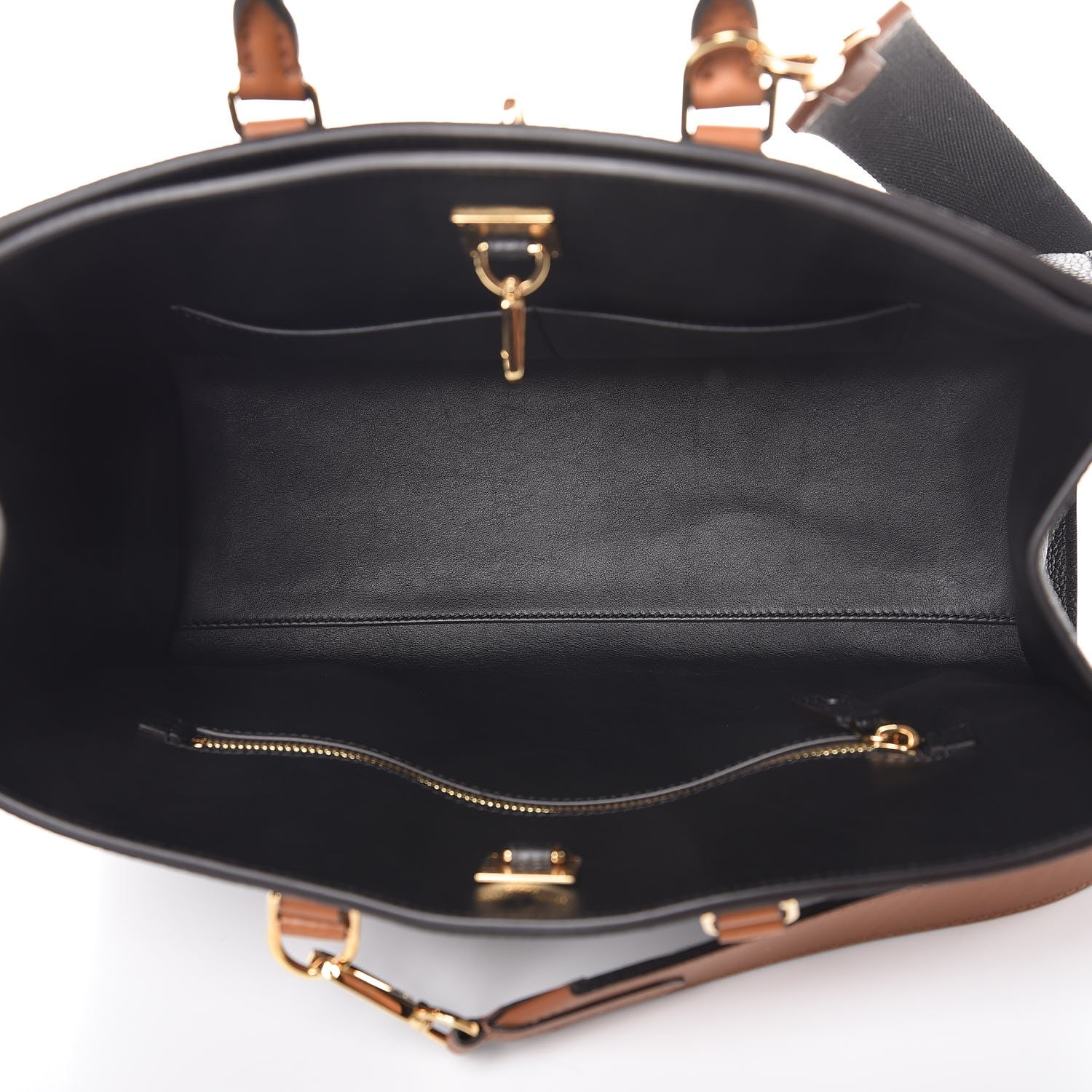 Louis Vuitton Calfskin City Steamer EW Black Gold 6 of 9