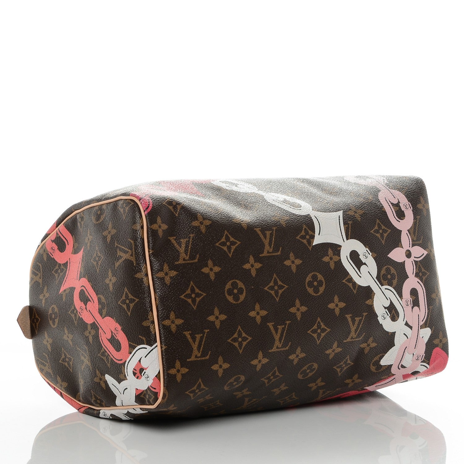Louis Vuitton Monogram Bay Speedy 30 Rose Ballerine Poppy 4 of 6