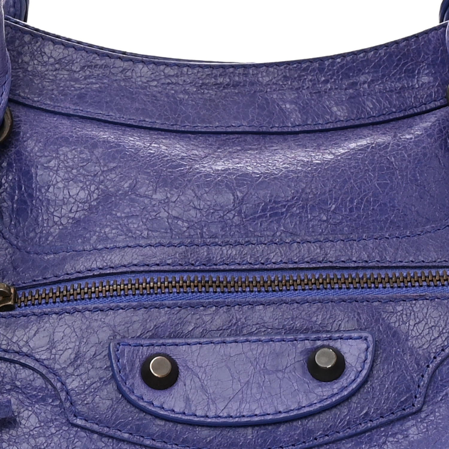 Balenciaga Agneau Classic Hardware City Bleu Lavande 9 of 14
