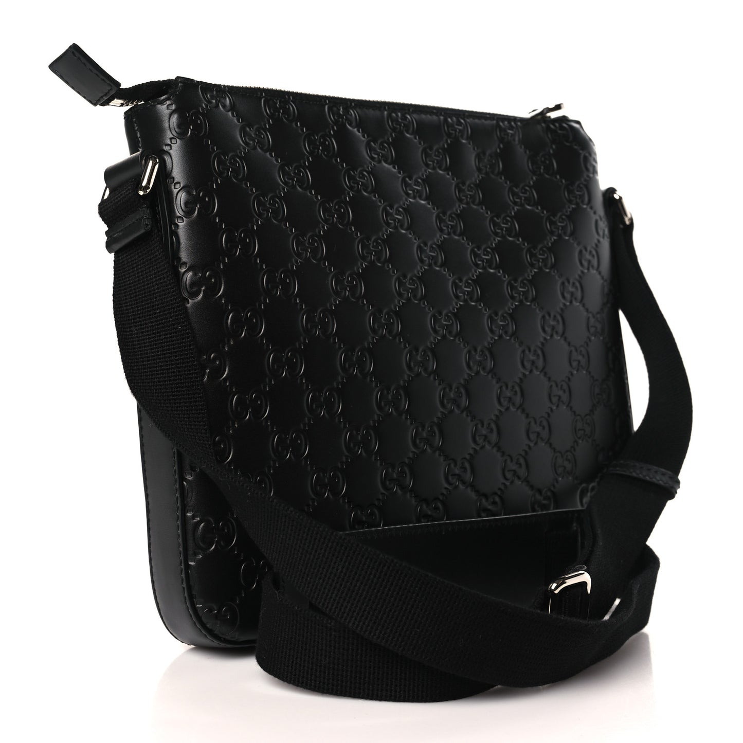 Guccissima Signature Small Messenger Bag Black