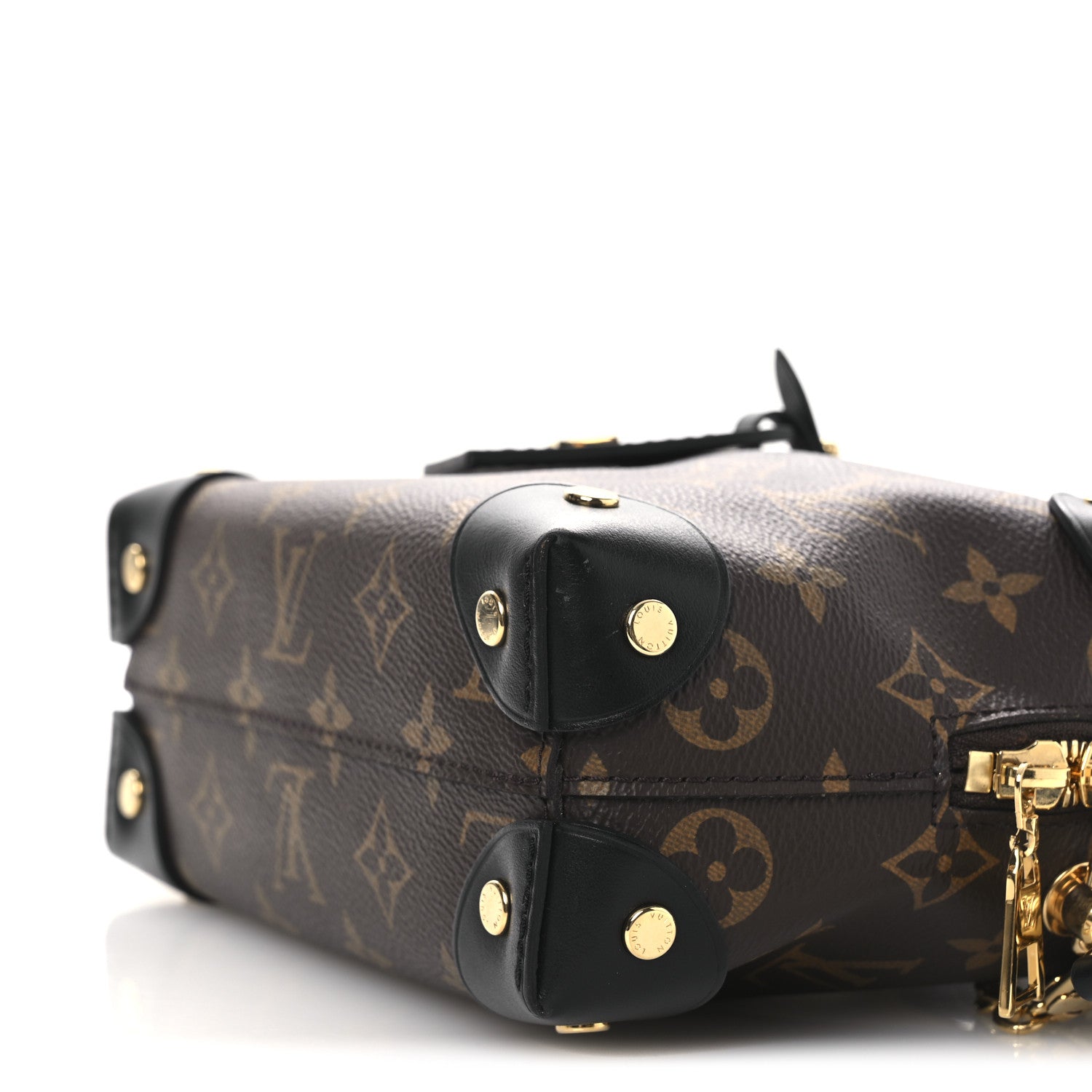 Louis Vuitton Monogram Petite Malle Souple Black 12 of 12