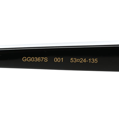 Gucci Acetate Round GG Sunglasses GG0367S Black 5 of 8