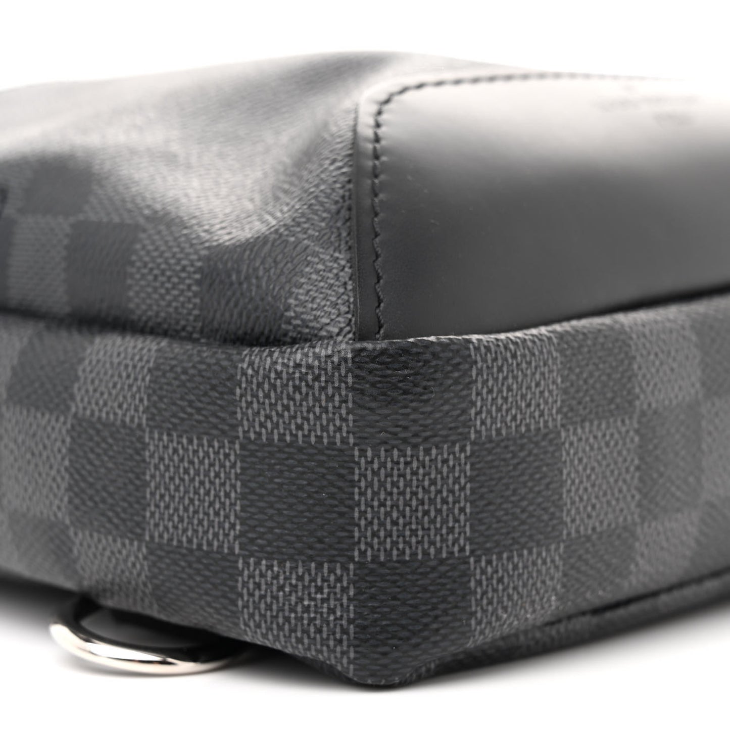 Damier Infini Avenue Sling Bag Onyx Silver