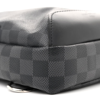 Louis Vuitton Damier Infini Avenue Sling Bag Onyx Silver 9 of 10