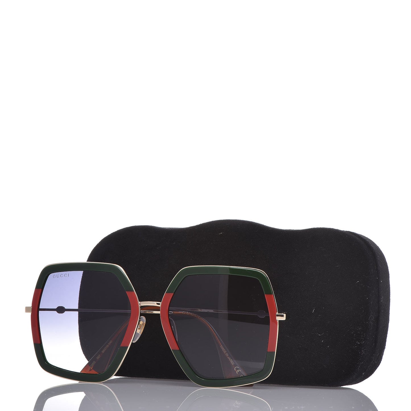 Square Frame Web GG0106S Sunglasses Tortoise