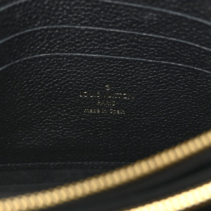 Louis Vuitton Empreinte Monogram Giant Double Zip Pochette Black Cream 7 of 10