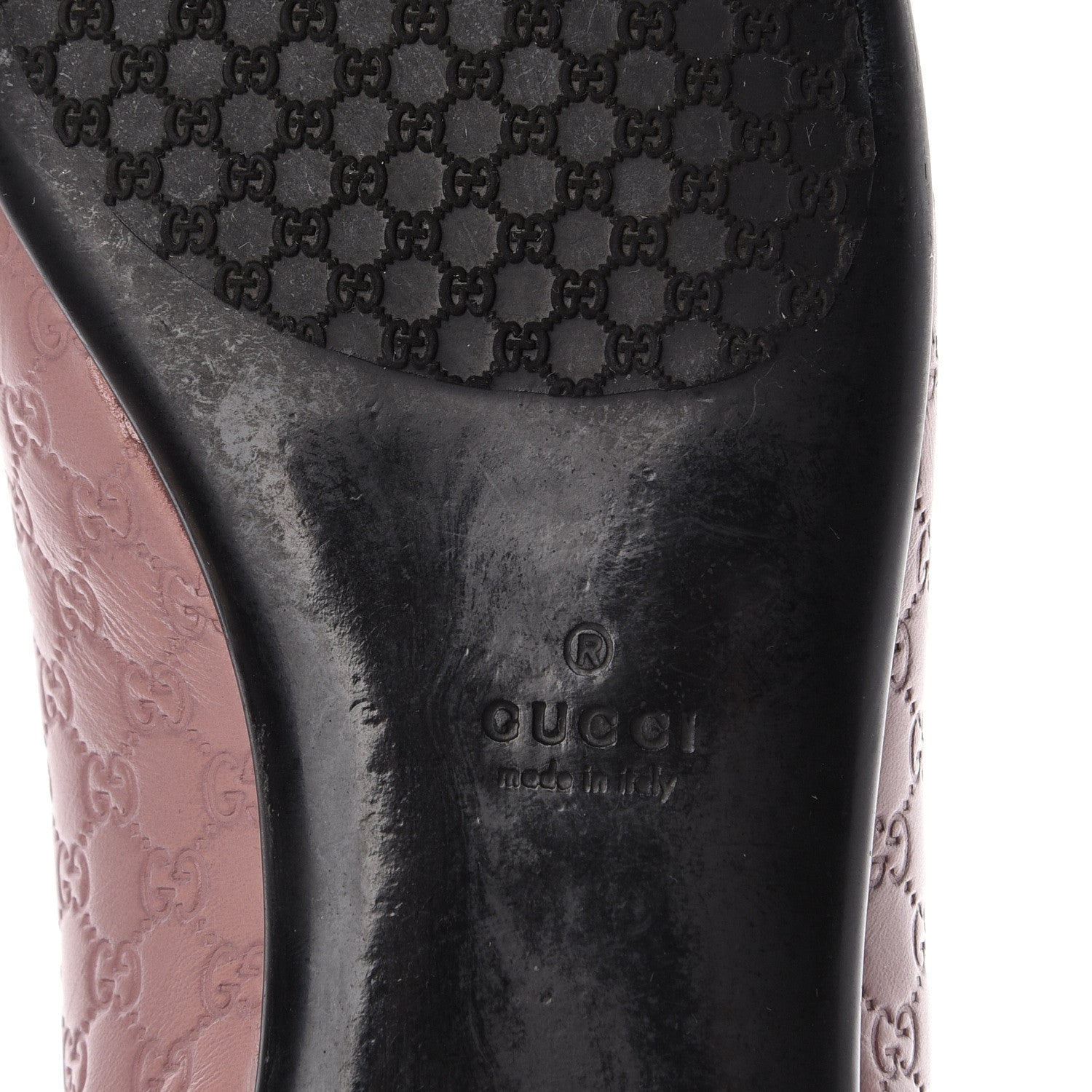 Gucci Soft Microguccissima Flats 38.5 Dark Cipria 8 of 12