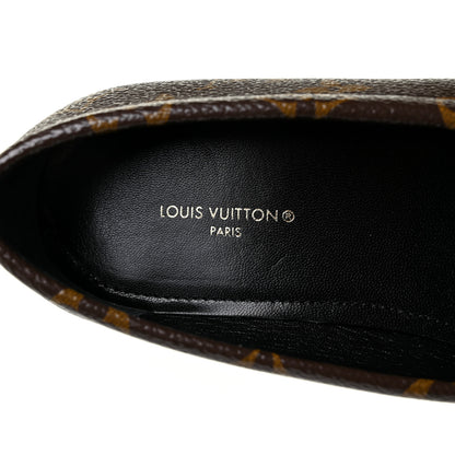 Louis Vuitton Monogram Chess Flat Loafer 37 7 of 8