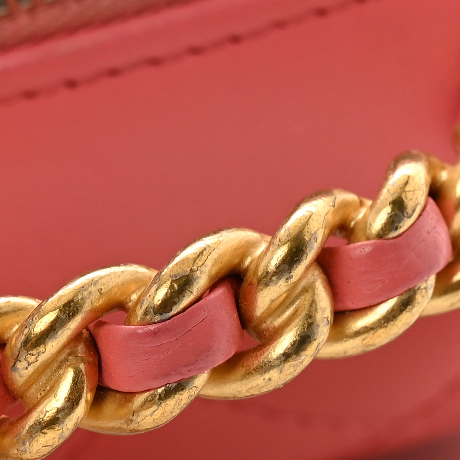 Chanel Lambskin Quilted CC Bubble Vanity Case With Chain Pink 11 of 11