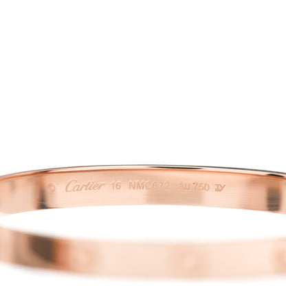Cartier 18K Pink Gold LOVE Bracelet 16 4 of 4