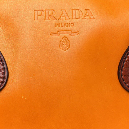 Prada Vitello Bowler Orange 11 of 19
