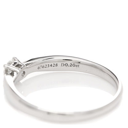 Tiffany Platinum Diamond .20ct Harmony Solitaire Engagement Ring 53 6.25 4 of 6
