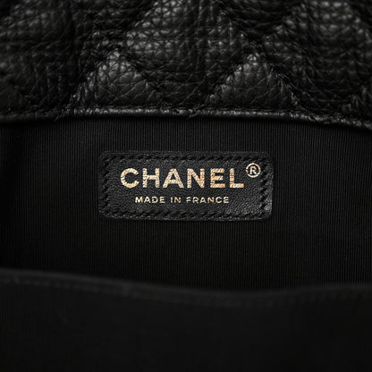 Chanel Calfskin Quilted XXL Travel Flap Bag Black 5 of 15