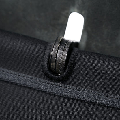Hermes Toile Vache Calfskin Herbag 39 MM Black 19 of 28