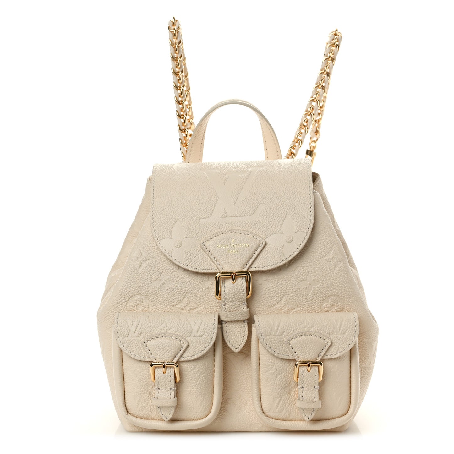 Empreinte Monogram Backup Backpack Cream