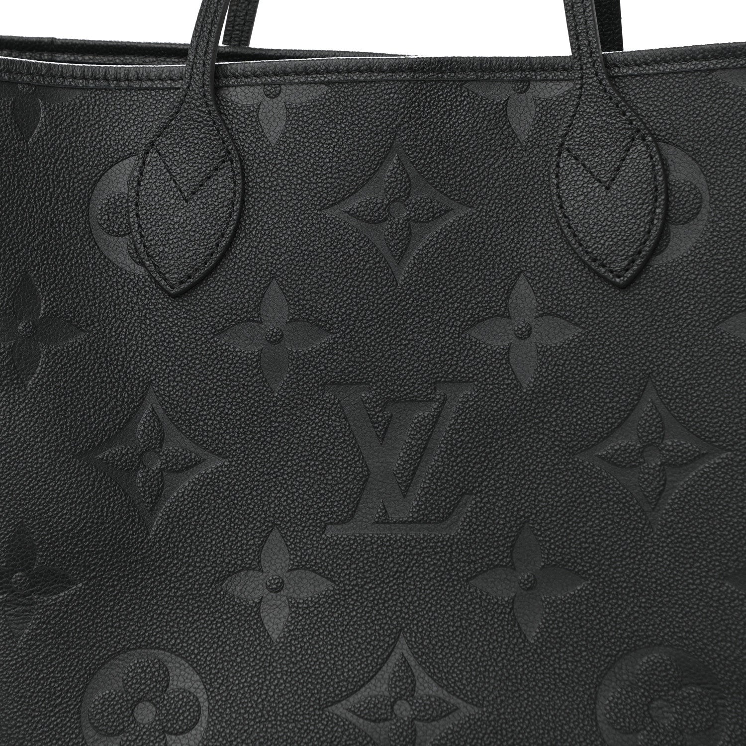 Louis Vuitton Empreinte Monogram Giant Neverfull MM Black 8 of 10