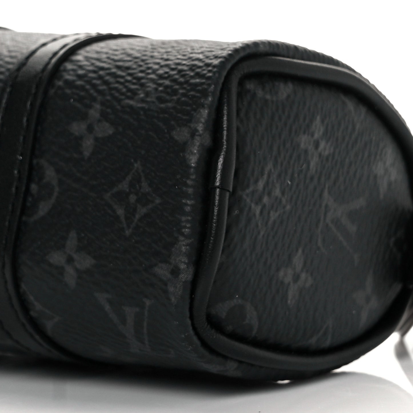 Monogram Eclipse Mini Keepall Bag Charm Key Holder Black