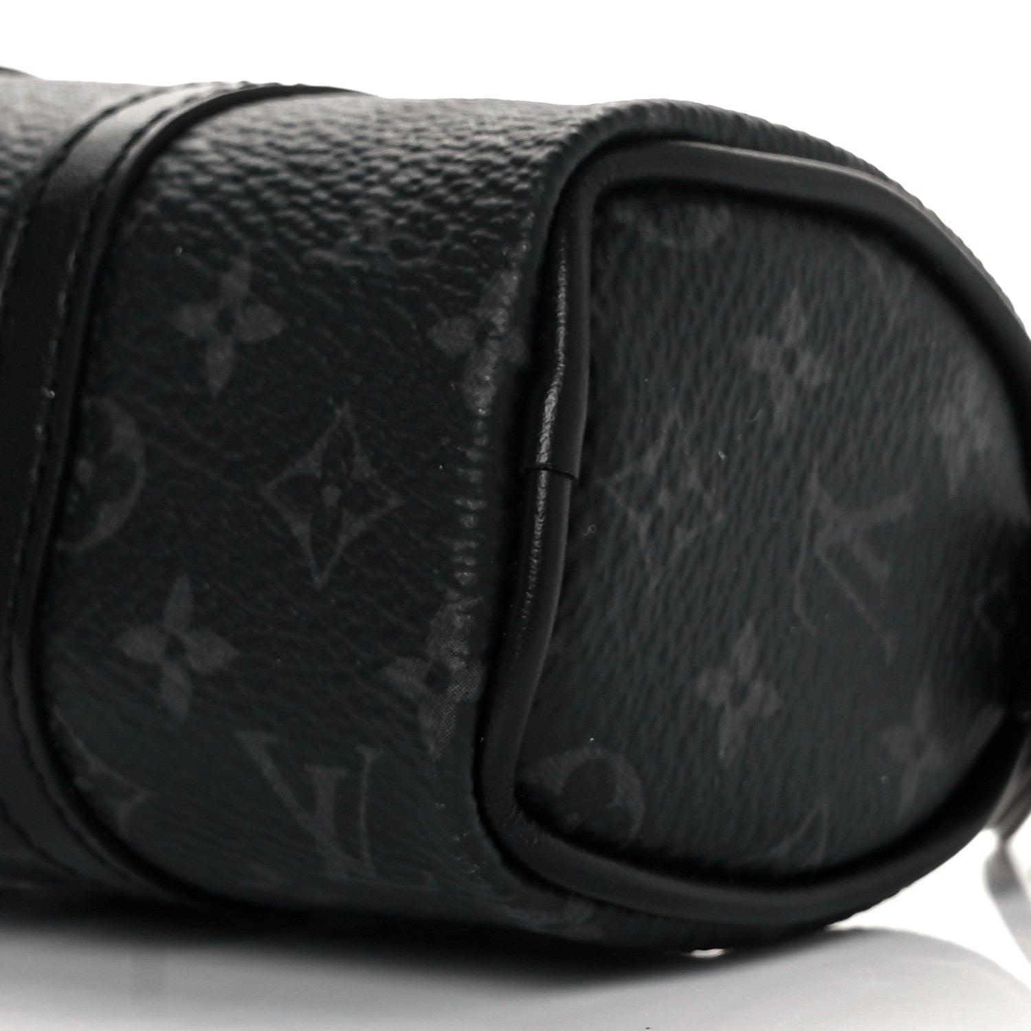 Louis Vuitton Monogram Eclipse Mini Keepall Bag Charm Key Holder Black 7 of 7