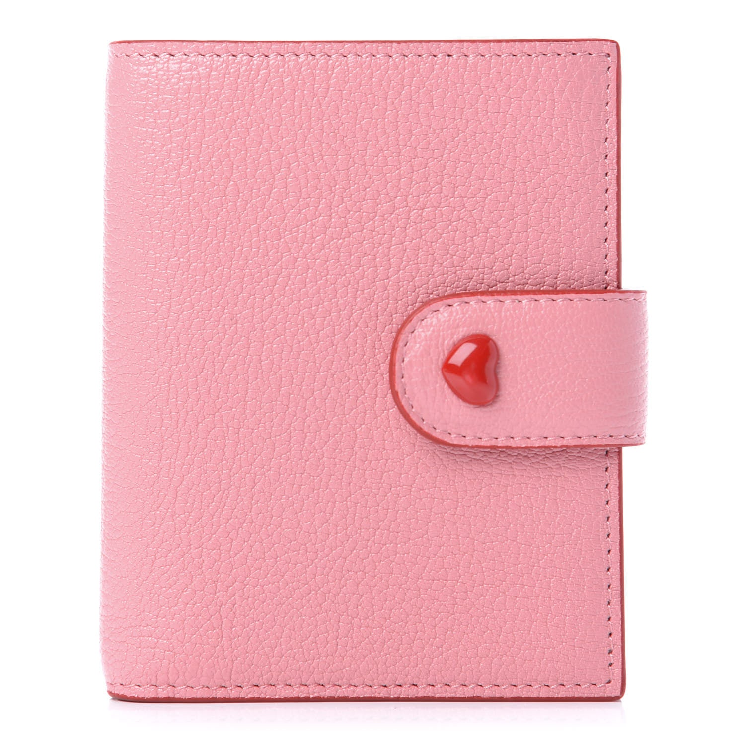 Miu Miu Goatskin Madras Love Forever Wallet Rosa 1 of 7