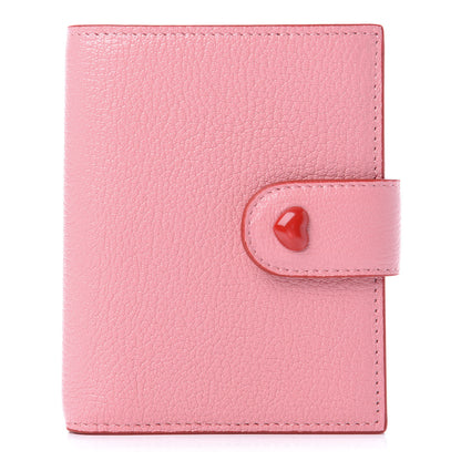 Miu Miu Goatskin Madras Love Forever Wallet Rosa 1 of 7