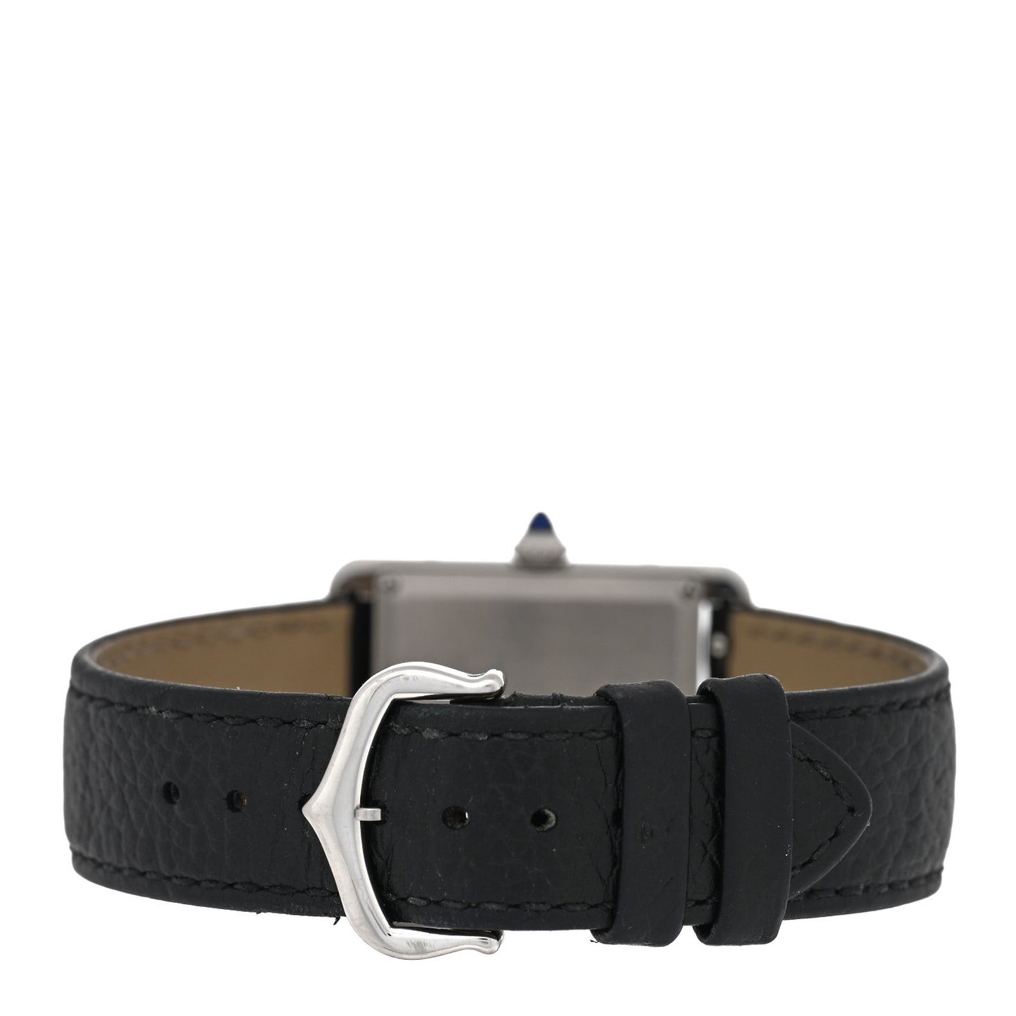 Stainless Steel Calfskin 25mm Must de Cartier Tank Quartz Watch