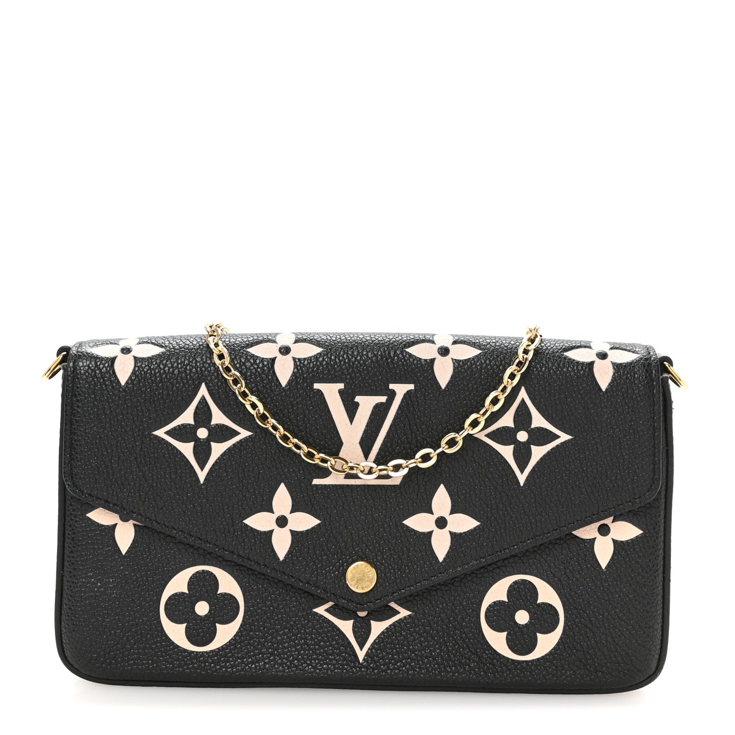 Empreinte Monogram Giant Felicie Pochette Black Beige