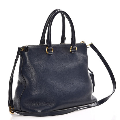 Prada Vitello Daino Tote Baltico 4 of 9
