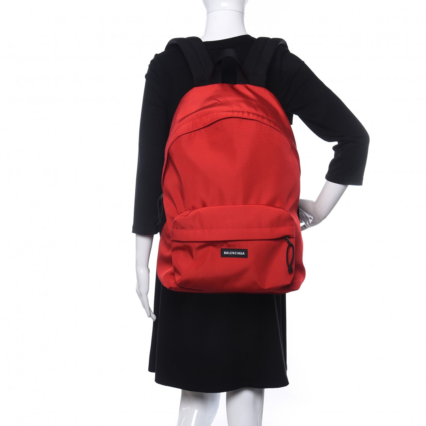 Casual Nylon Explorer Backpack Rouge Vif
